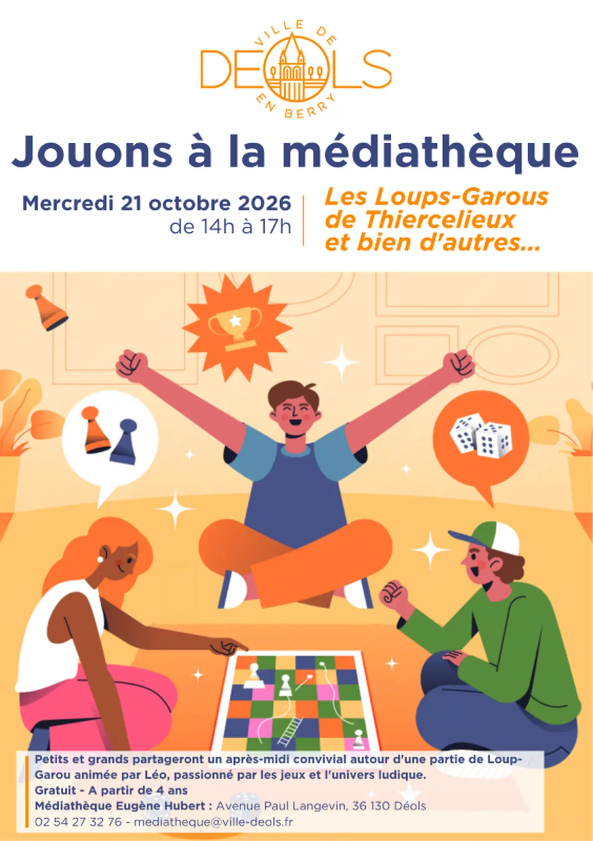 Jouons à la médiathèque