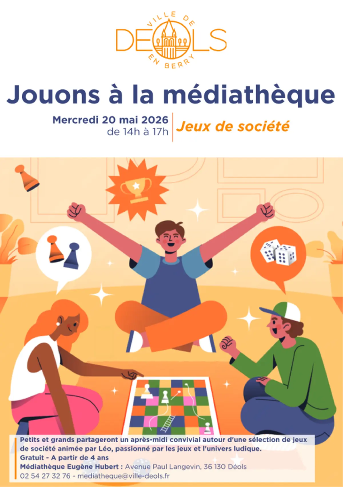 Jouons à la médiathèque