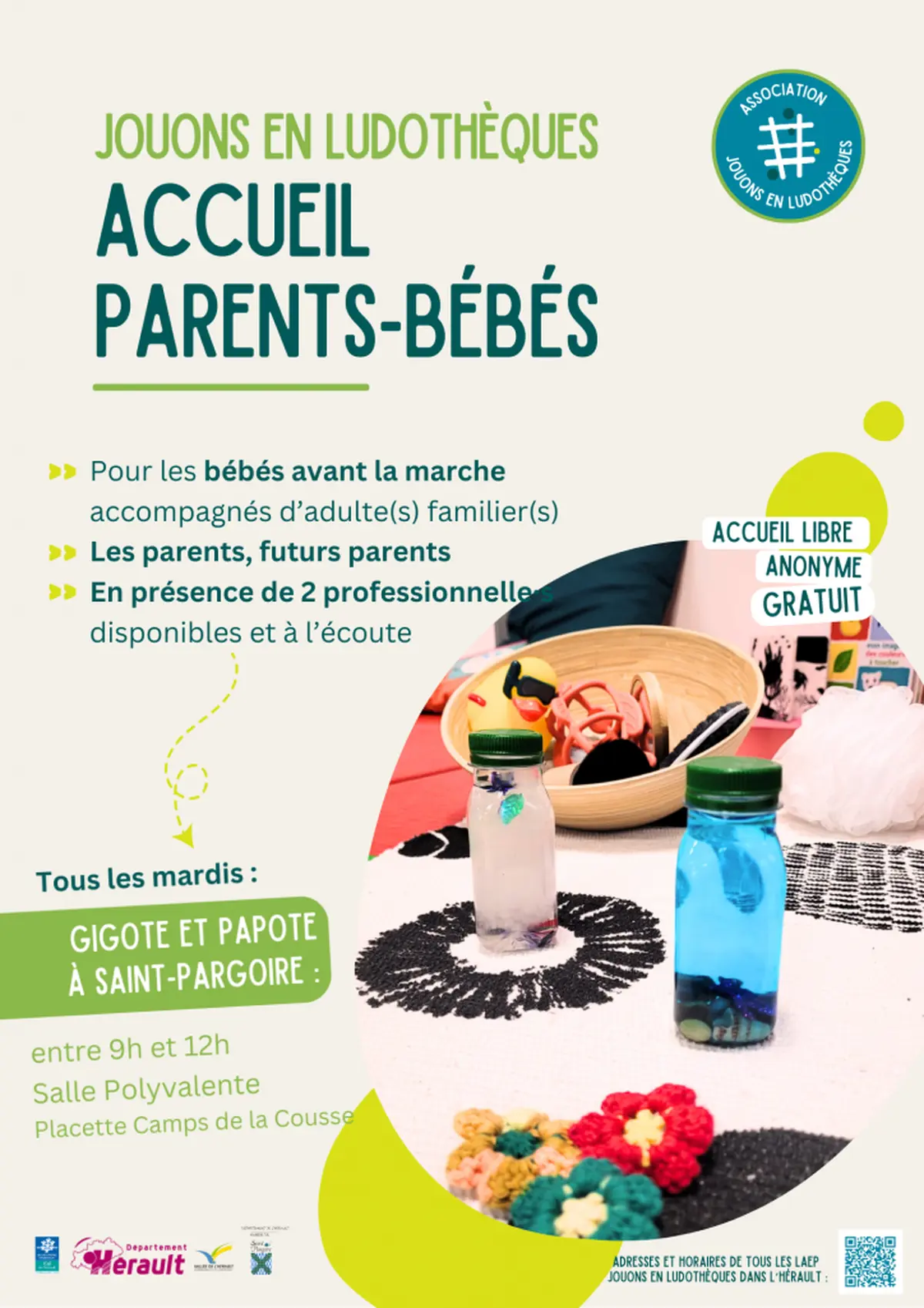 Jouons En Ludothèques : Accueil Parents-Bébés