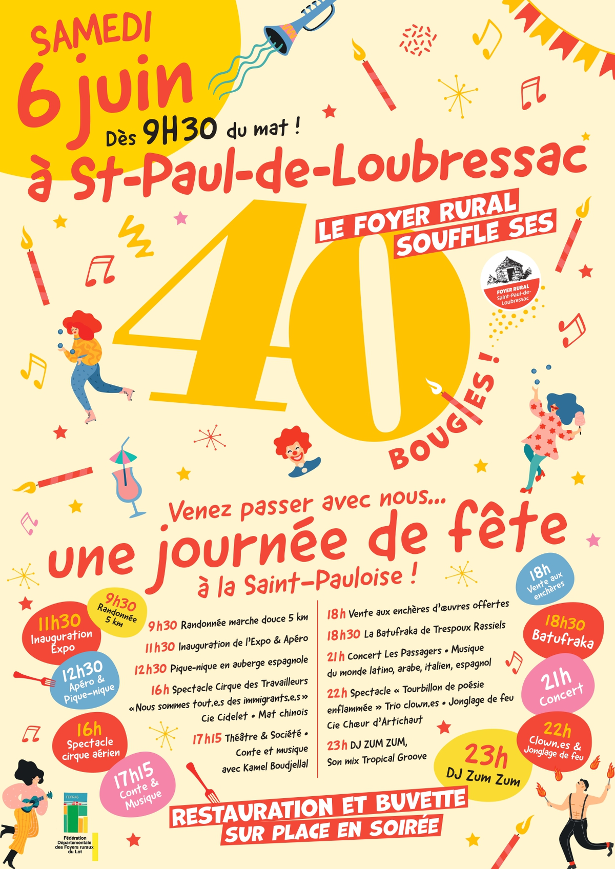 Jour de fête à Saint-Paul-de-Loubressac