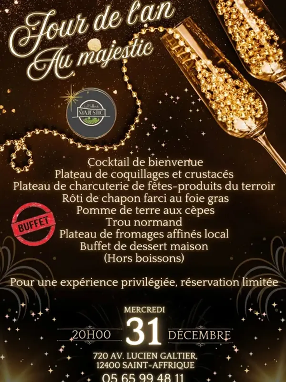 Jour de l'An au Majestic