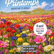 Jour de printemps - Marché floral