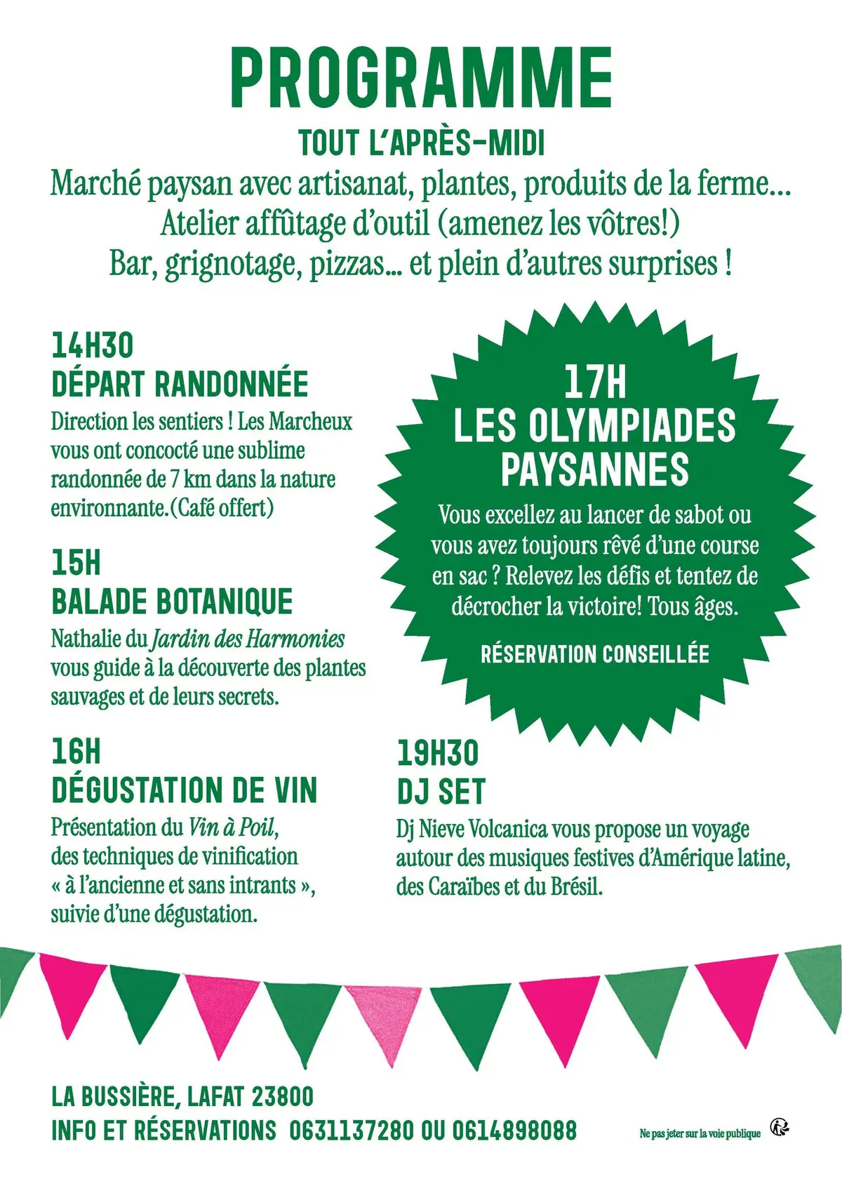 Journée à la Bussière