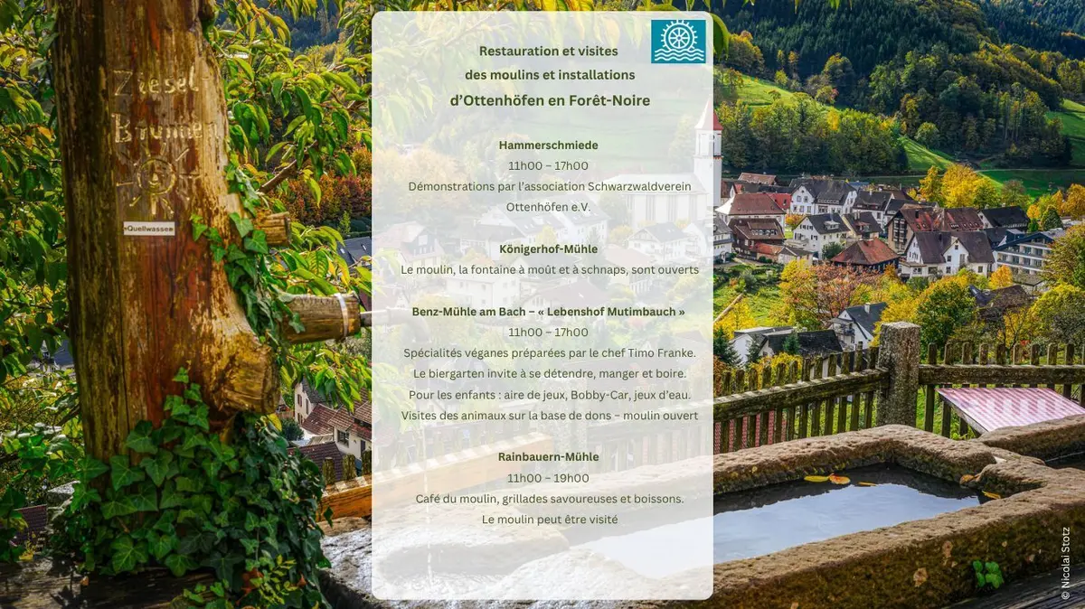 Journée Allemande des Moulins dans la vallée de l’Acher (Achertal)