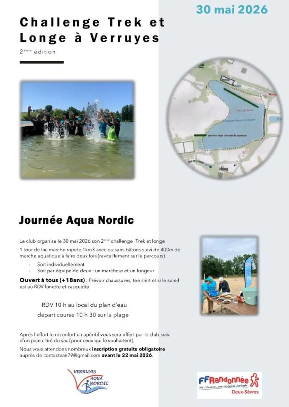Journée Aqua Nordic : 2ème challenge Trek et longe