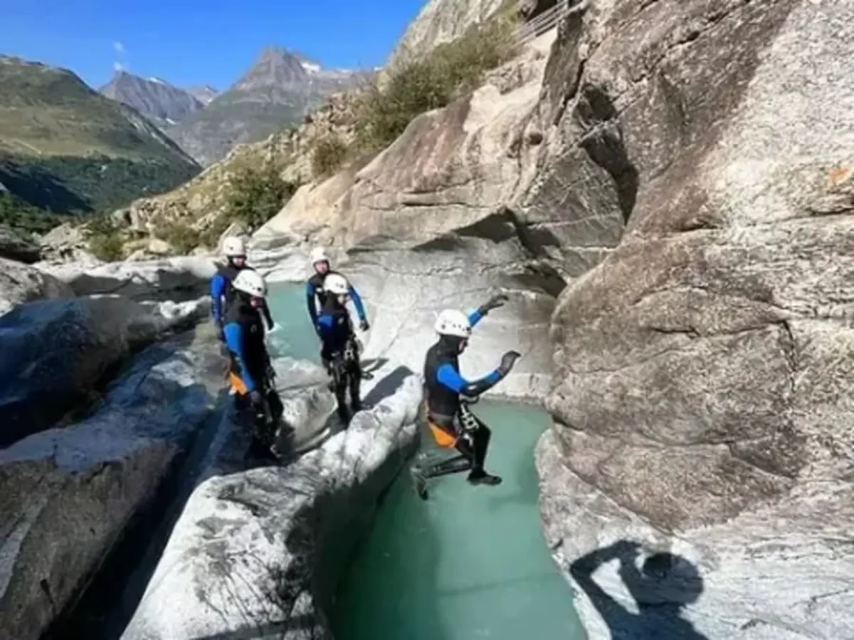 Journée canyoning intégral au canyon de l'Ecot à La Léchère (73)