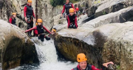 Journ&eacute;e canyoning interm&eacute;diaire Chassezac (48)