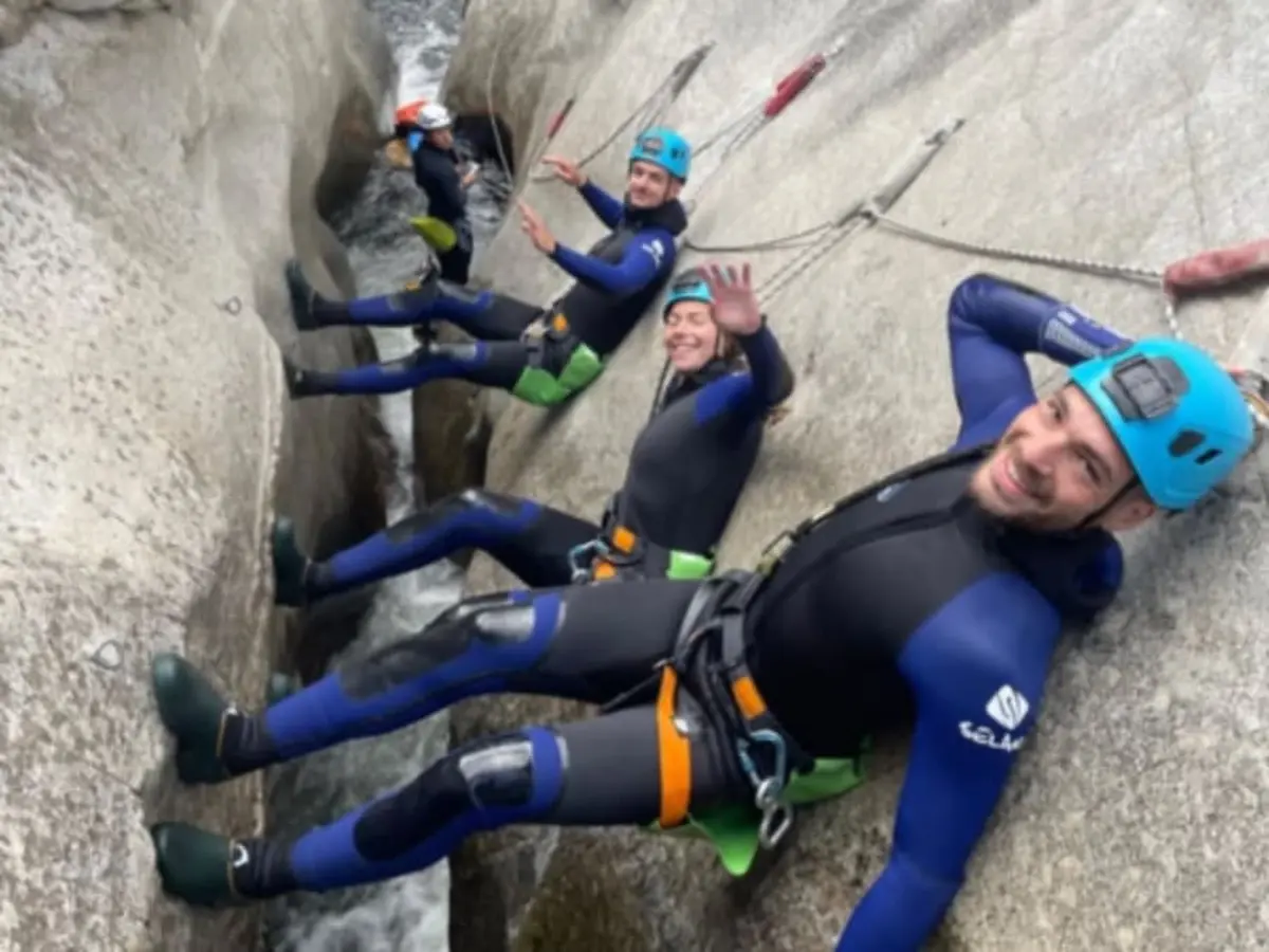 Journée canyoning sportif Chassezac intégral (48)