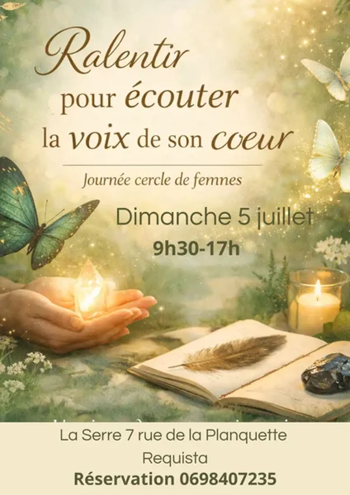Journée cercle de femmes - Ralentir pour écouter la voix de son cœur