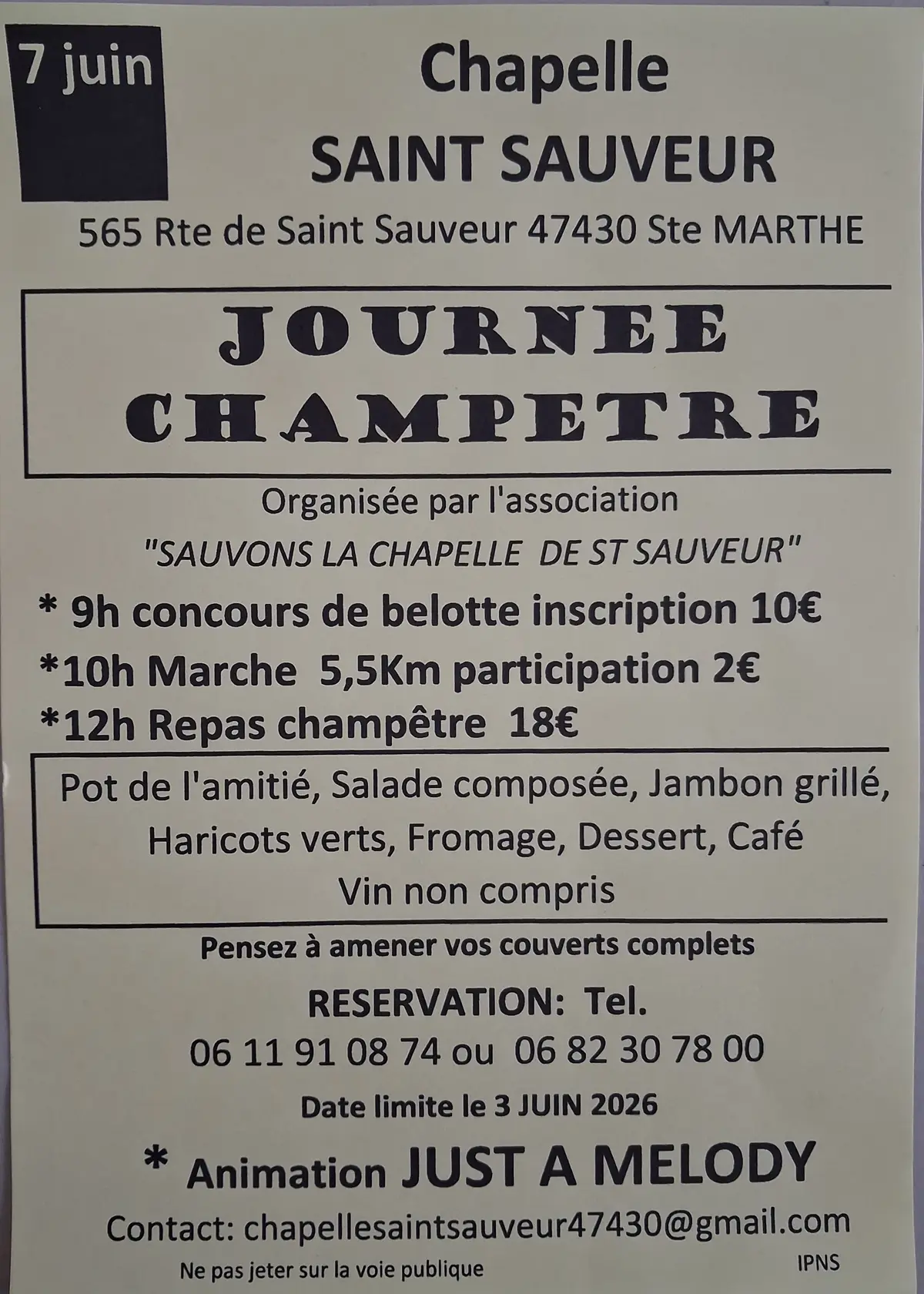 Journée champêtre