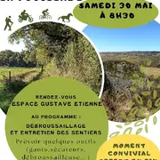 Journée citoyenne nettoyage des chemins