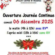 Journée continue au Pétassou, vestiaire solidaire