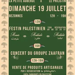 Journée culturelle aux couleurs de la Palestine à Bezonnes