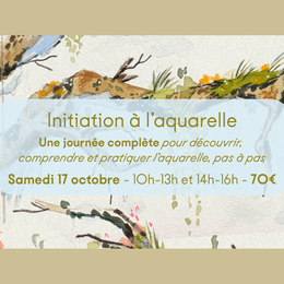 Journée d'initiation à l'aquarelle