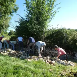 Journée d'initiation à la réfection des Murets en pierre sèche.