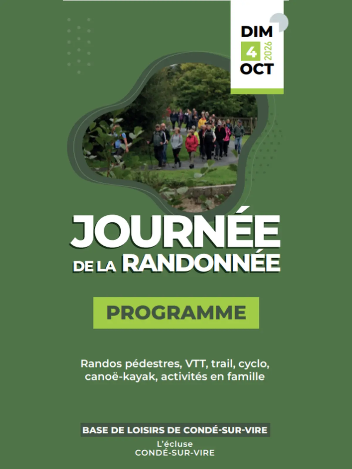 Journée de la randonnée > Base de loisirs de Condé-sur-Vire