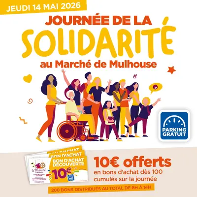 Journée de Solidarité au Marché de Mulhouse