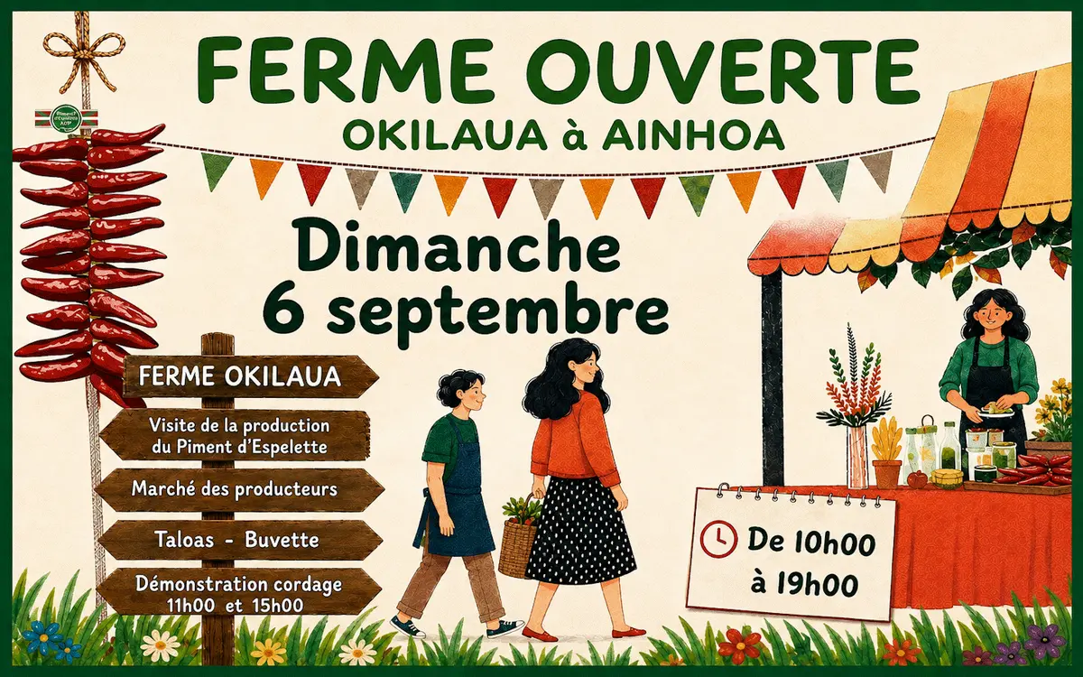 Journée découverte à la ferme okilaua avec marché de producteurs