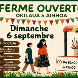 Journée découverte à la ferme okilaua avec marché de producteurs