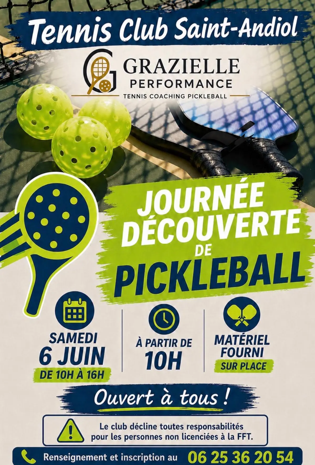 Journée découverte de pickleball