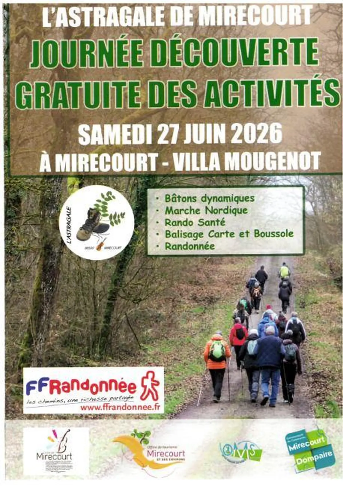 Journée découverte des activités de l'Astragale Club de Randonnée FFRP