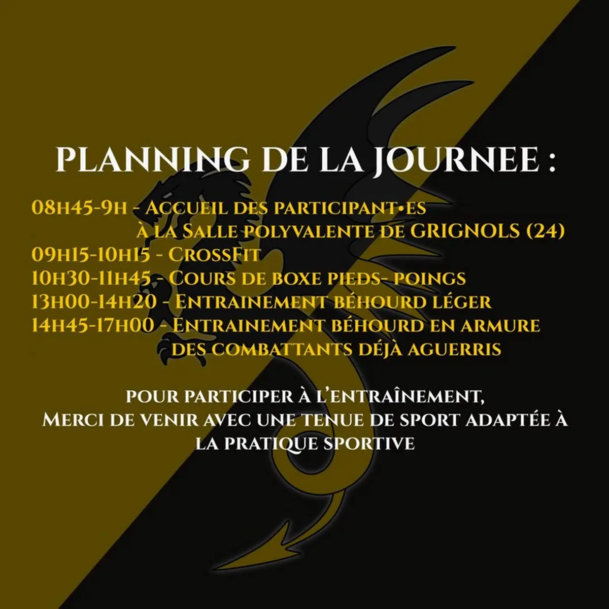 Journée découverte du Béhourd