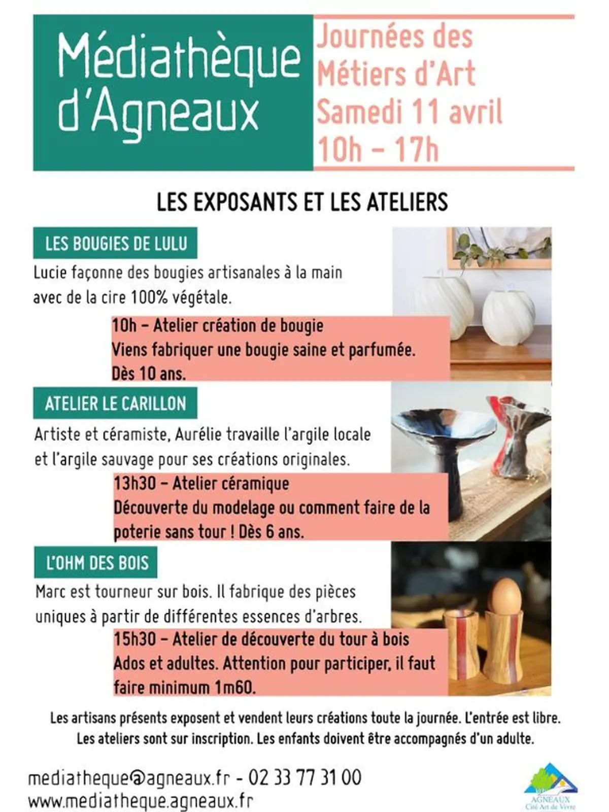 Journée des Métiers d'Art à la médiathèque