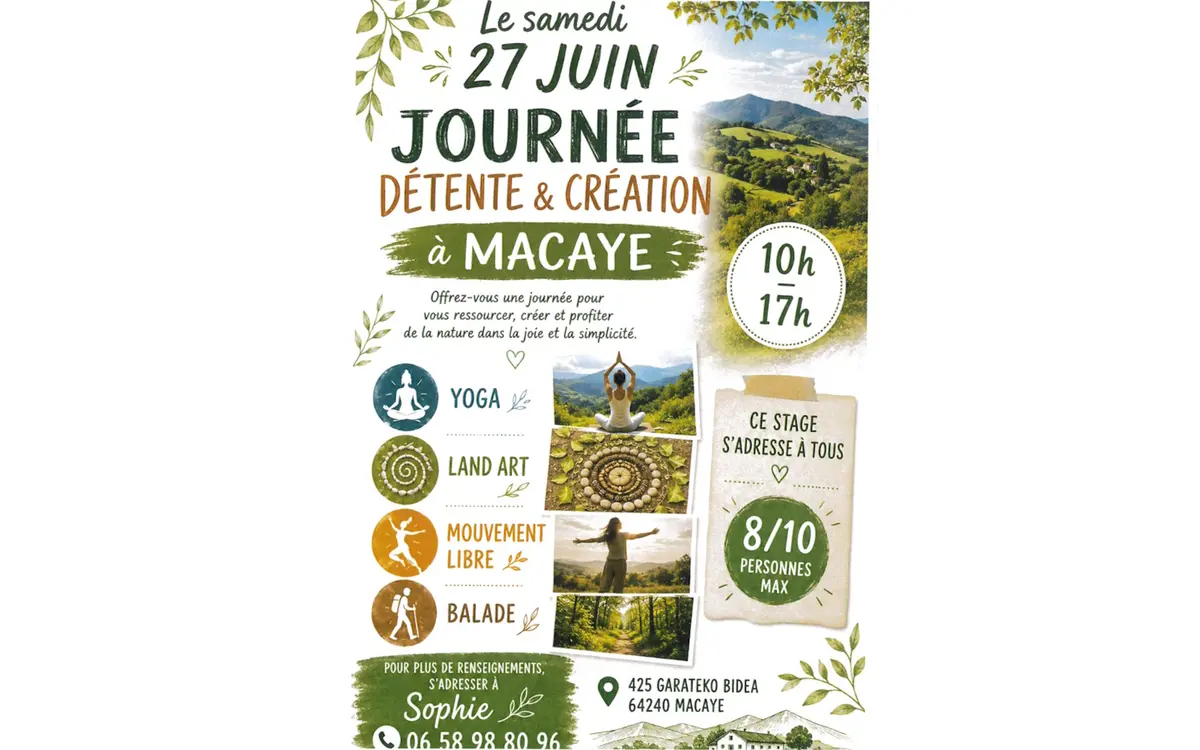 Journée détente et création