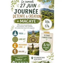 Journée détente et création