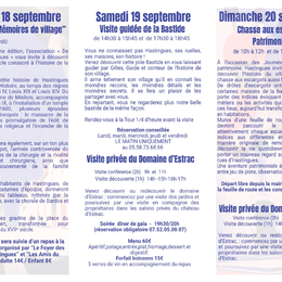 Journée du patrimoine: Visite guidée de la Bastide