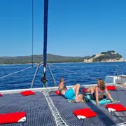Journée en catamaran depuis Hyères (83)