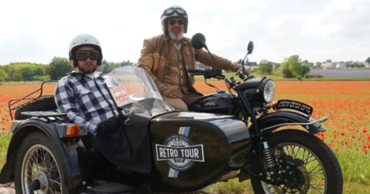 Journée en side-car à la découverte de la région de Tours