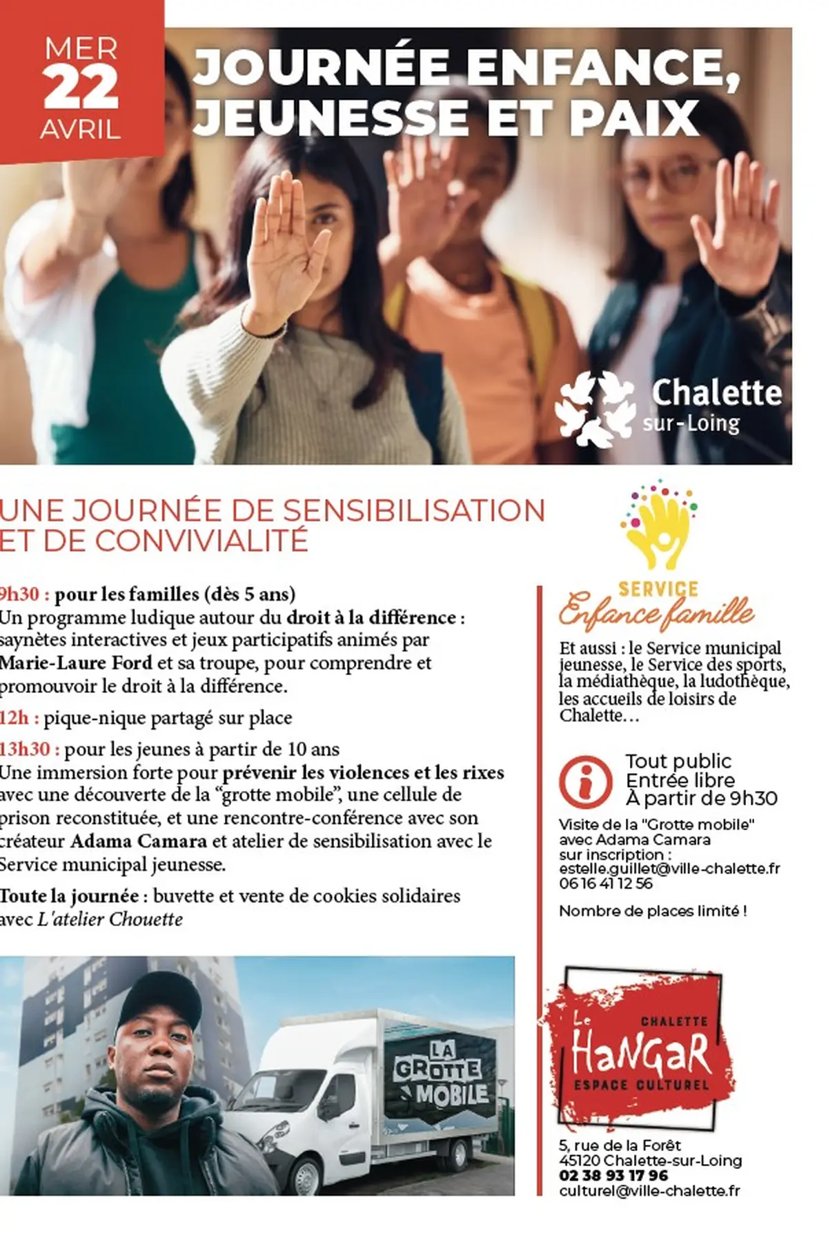 Journée enfance, jeunesse et paix