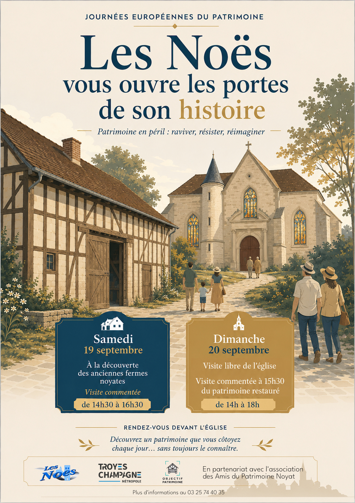 Journée Européenne du Patrimoine à Les Noës-Près-Troyes