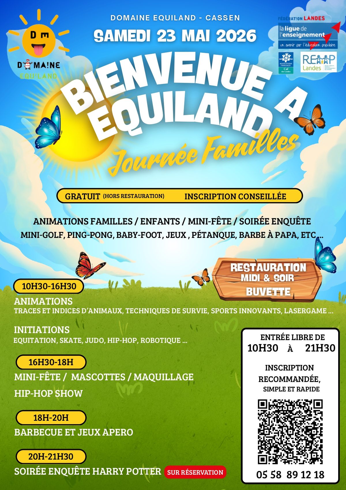 Journée Familles gratuite Bienvenue à Equiland