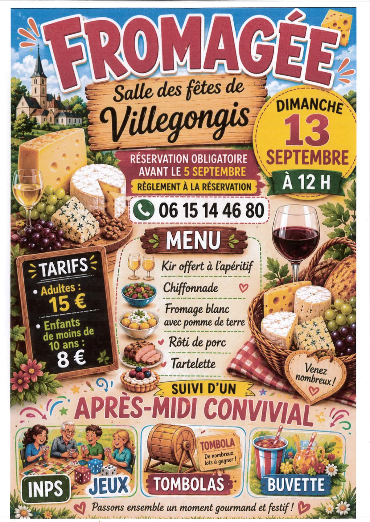Journée fromagée à Villegongis