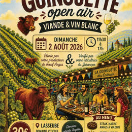 Journée guinguette Open aire viande & vin blanc