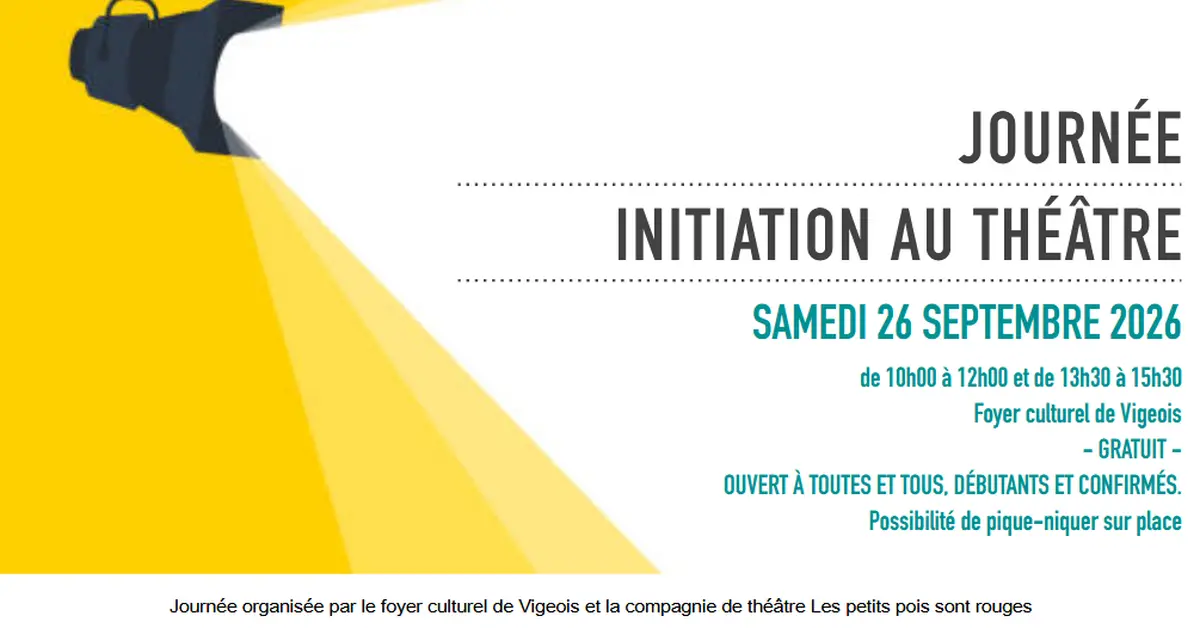Journée initiation au Théâtre