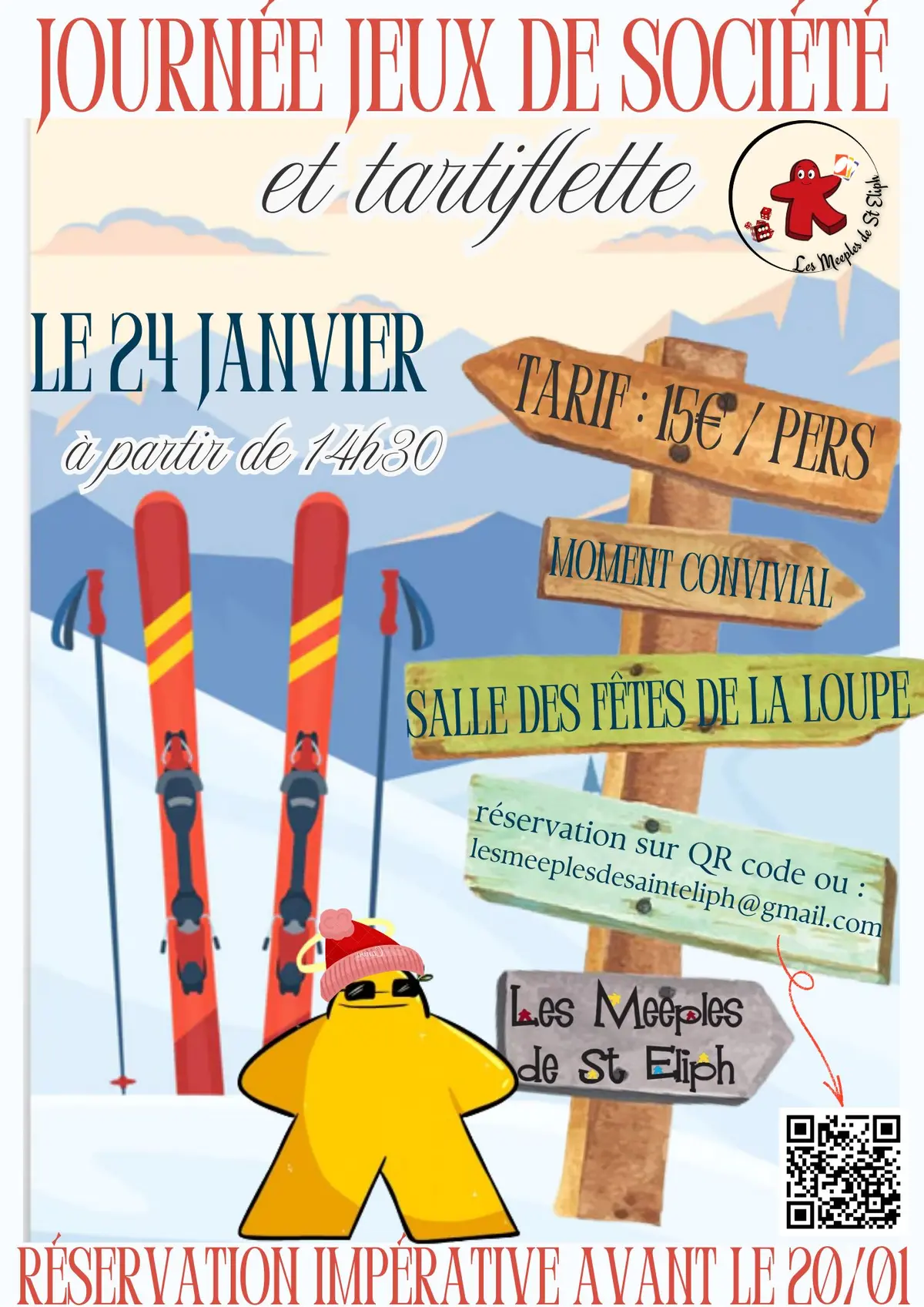 Journée Jeux de société et tartiflette