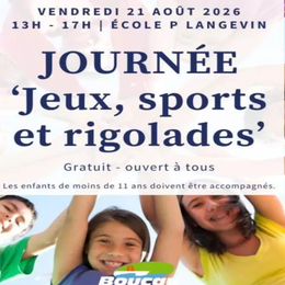 Journée jeux, sports et rigolades !