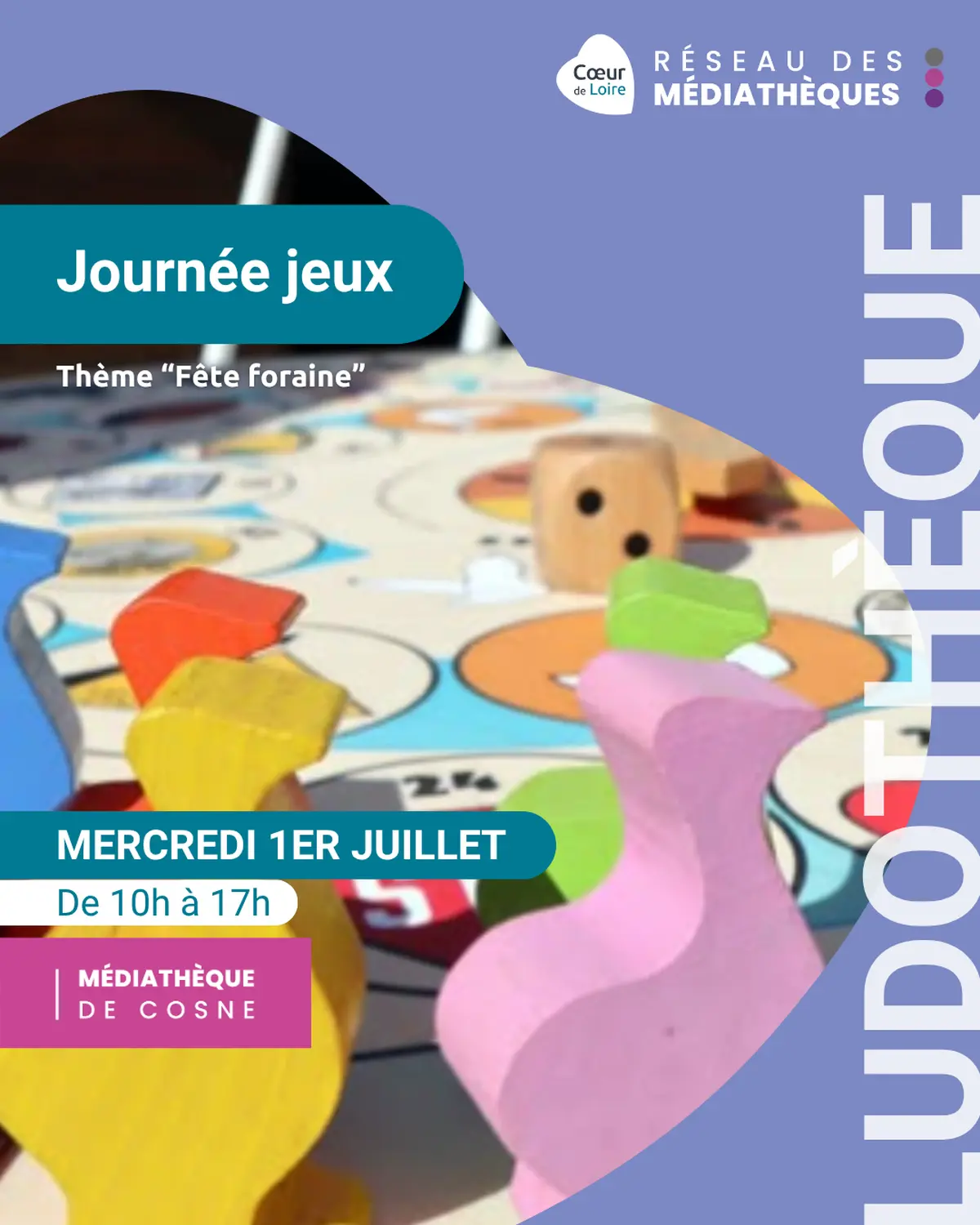 Journée jeux thème fête foraine