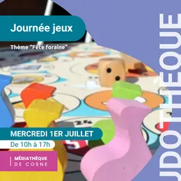 Journée jeux thème fête foraine