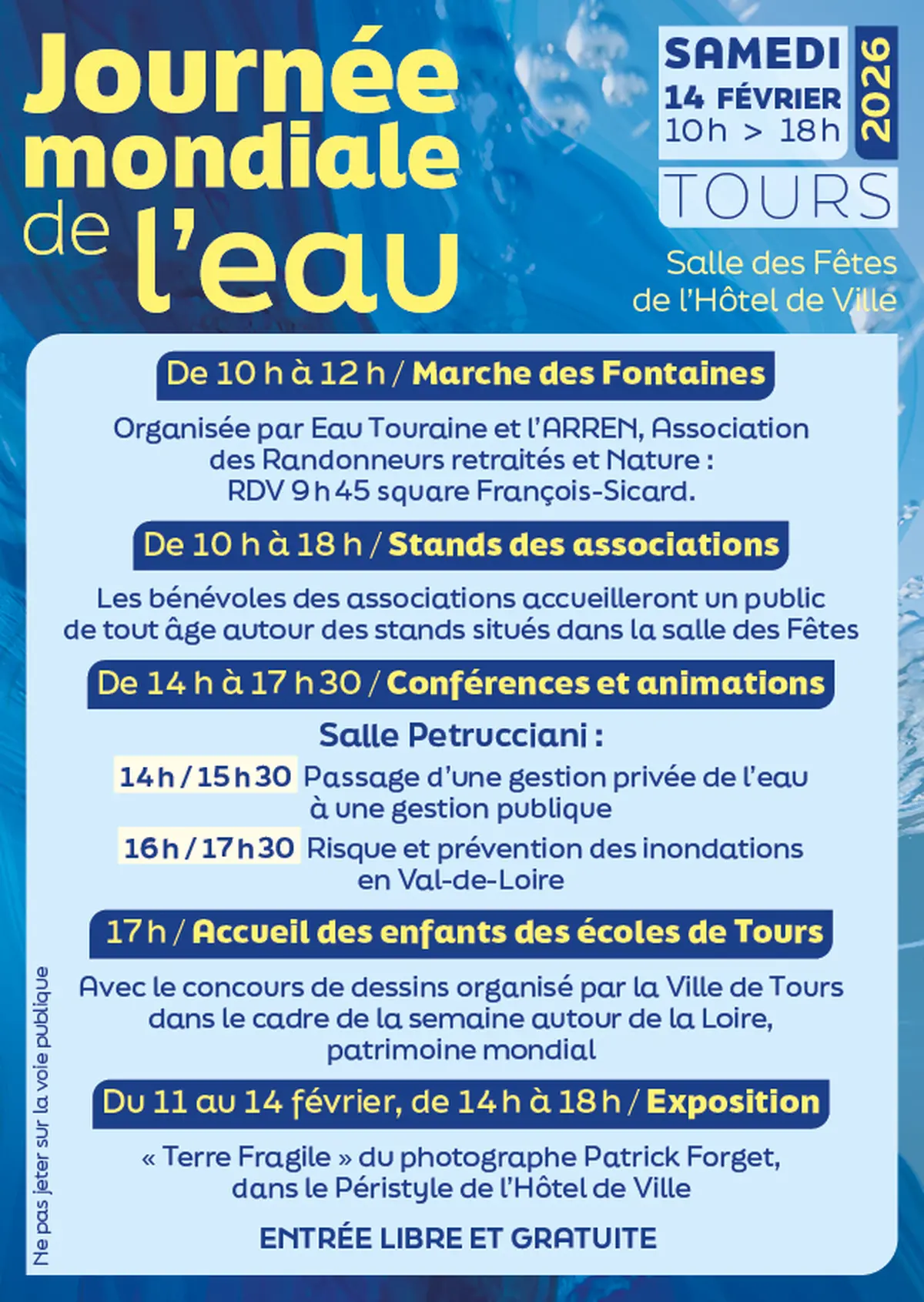 Journée Mondiale de l'eau