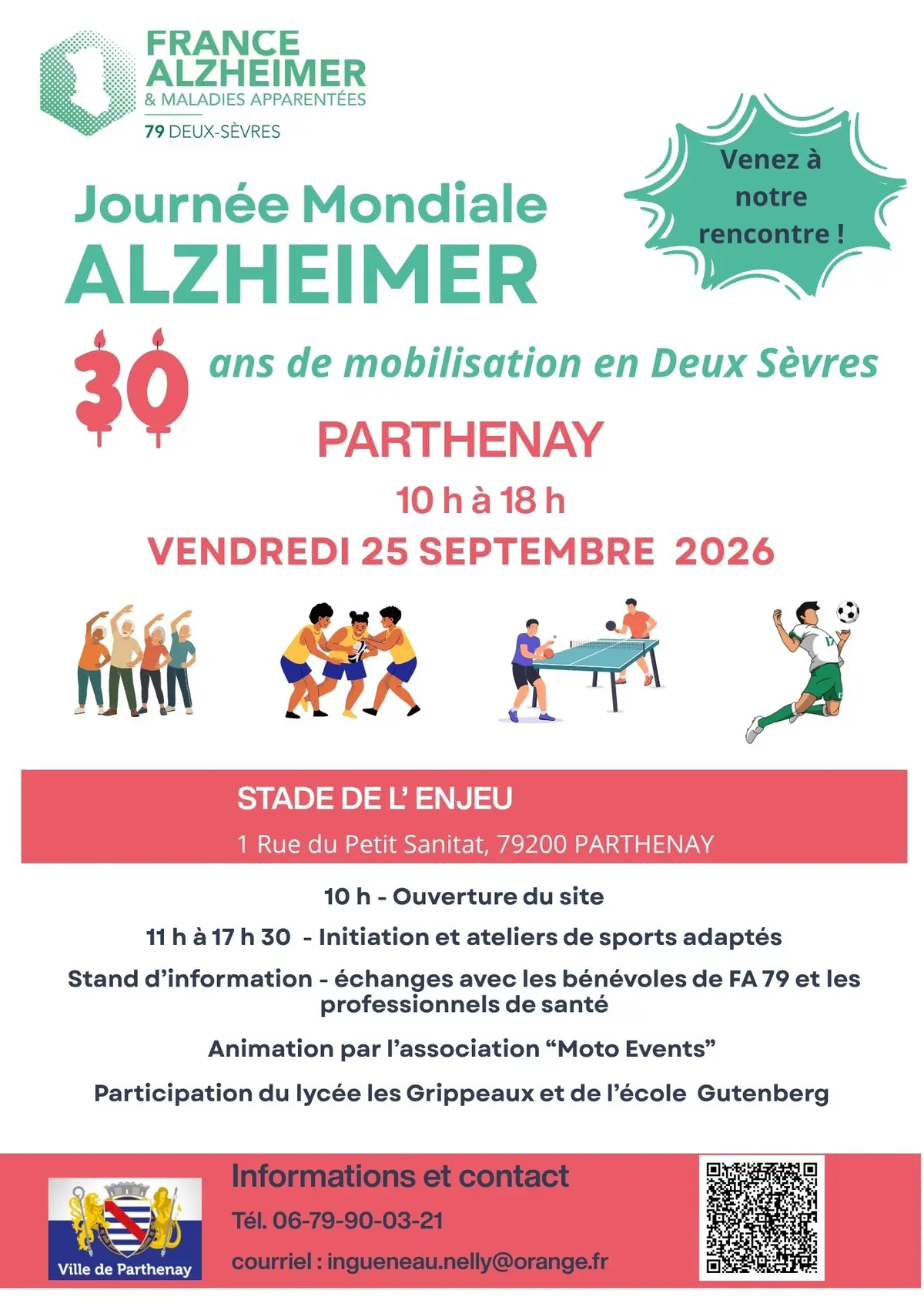 Journée mondiale France Alzheimer