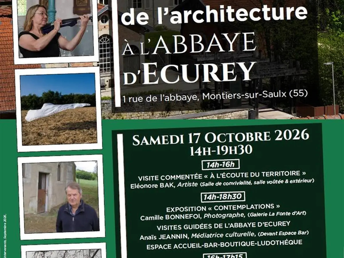 Journée nationale de l'architecture à l'Abbaye d'Ecurey