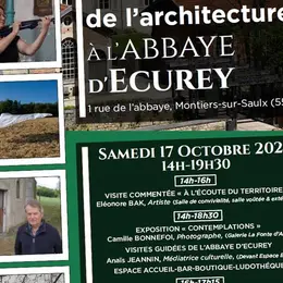 Journée nationale de l'architecture à l'Abbaye d'Ecurey