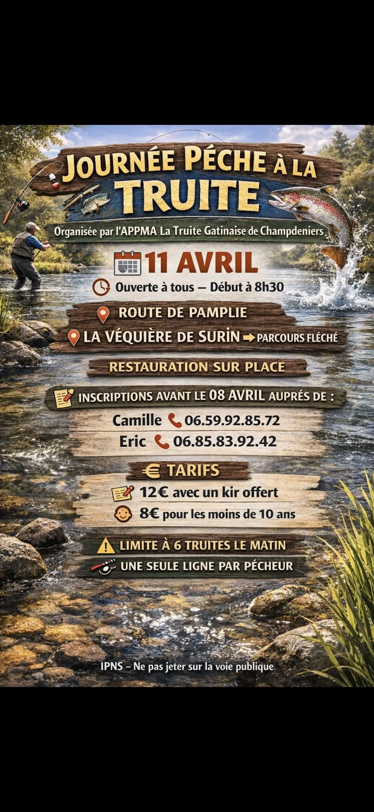 Journée pêche à la truite