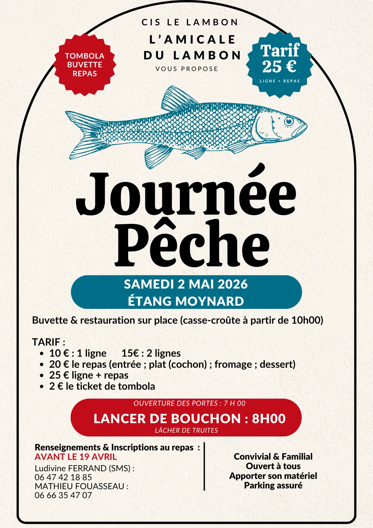 Journée Pêche de l'Amicale - Le Lambon