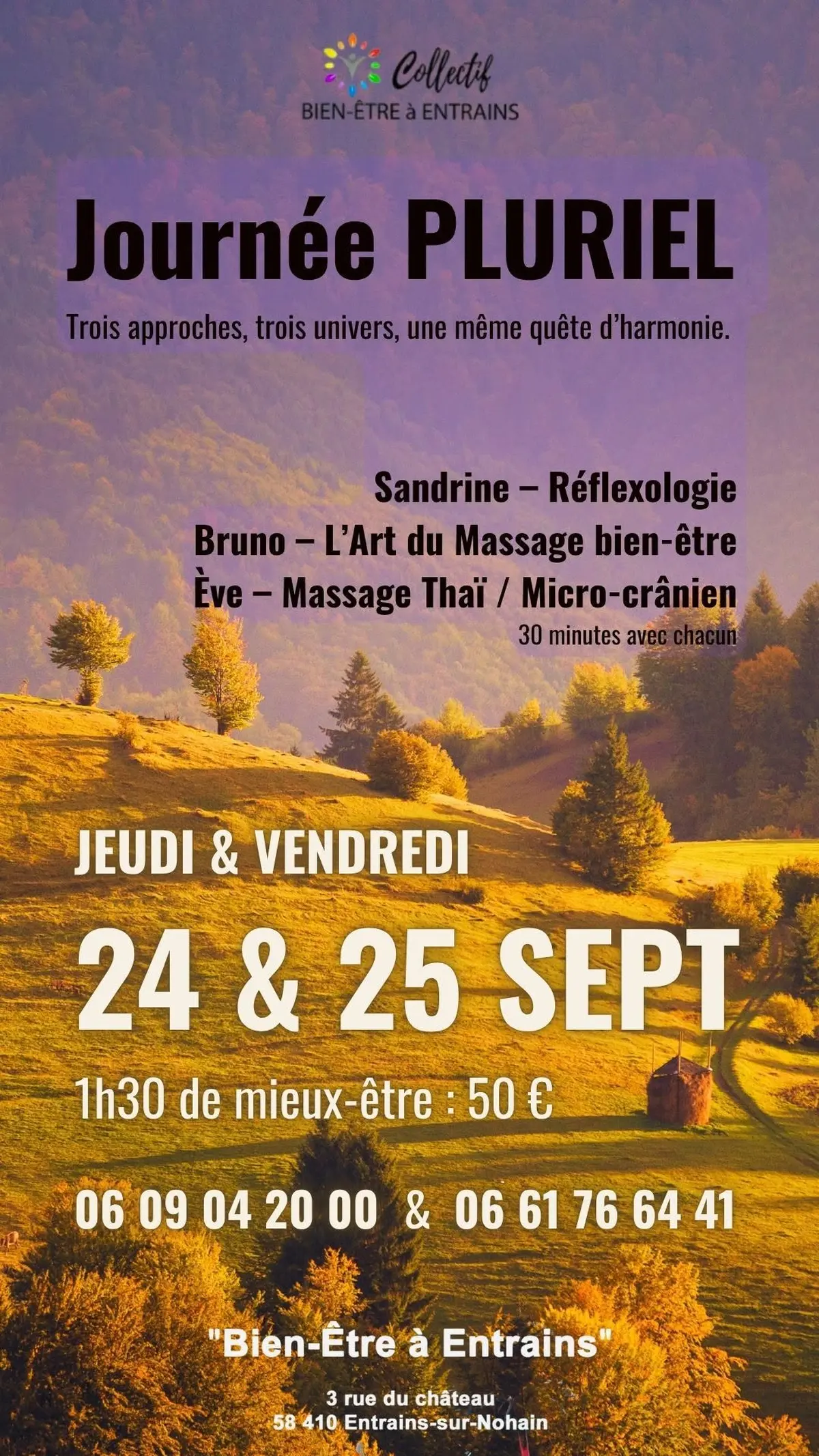 Journée PLURIEL - Collectif Bien-Etre à Entrains