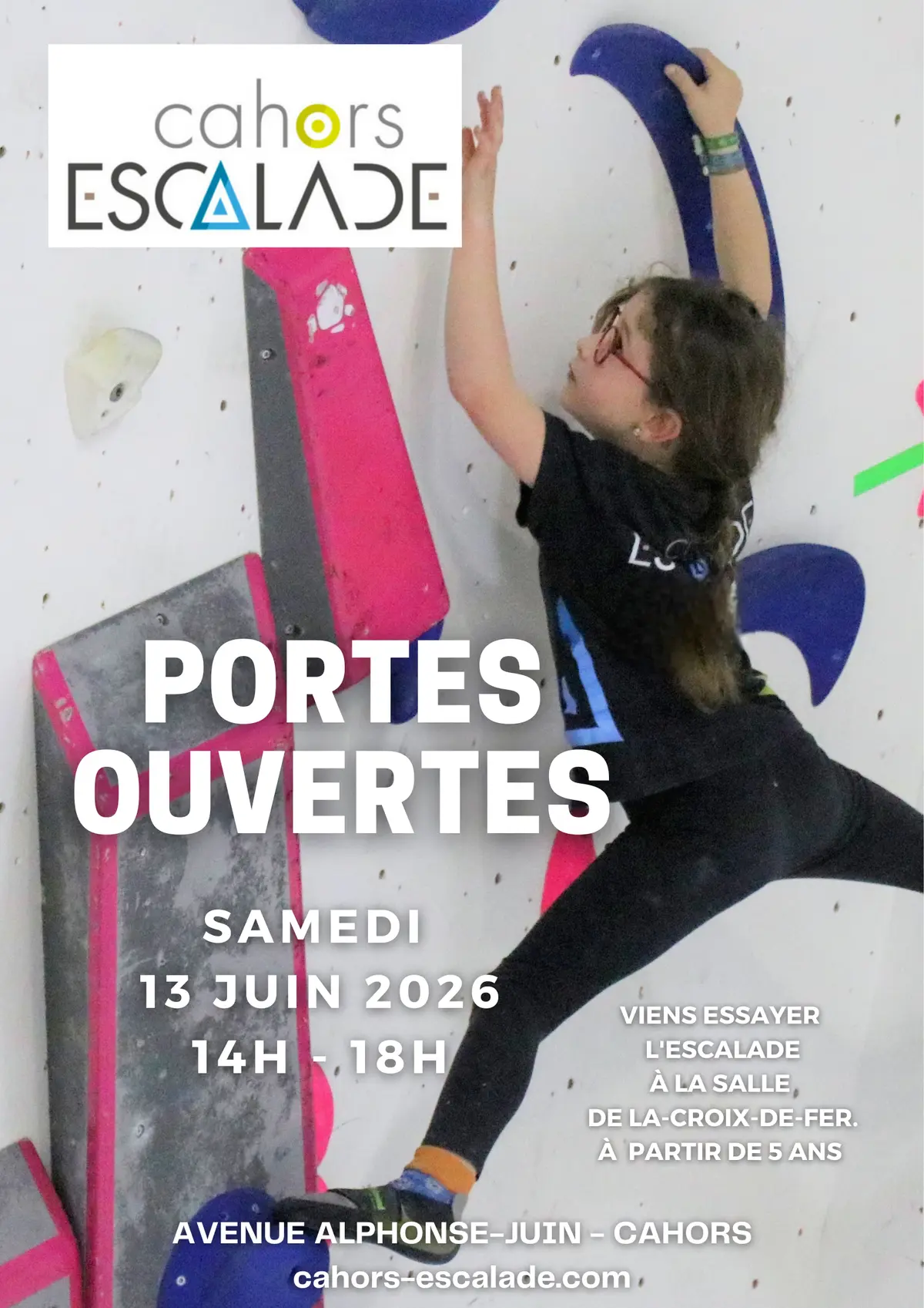 Journée portes ouvertes à Cahors Escalade